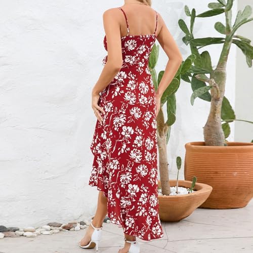 Floral Ruffle Dress for Women 2025 Hawaiian Party Collection