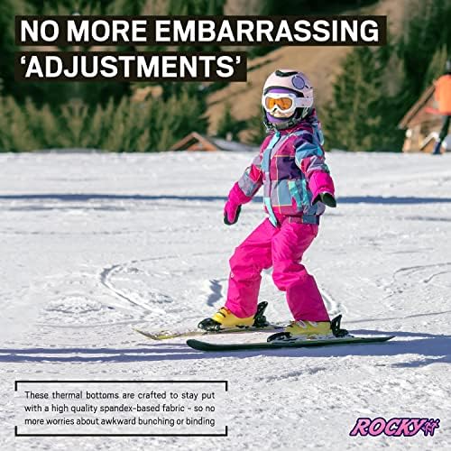 Rocky Girls Thermal Bottoms Long John Base Layer Underwear Pants