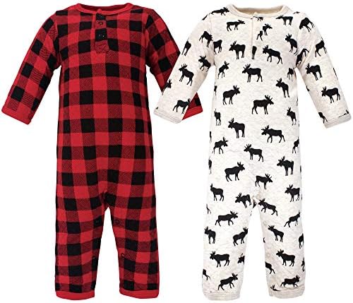 Perfect for growing boys Hudson Baby Quilted Coveralls