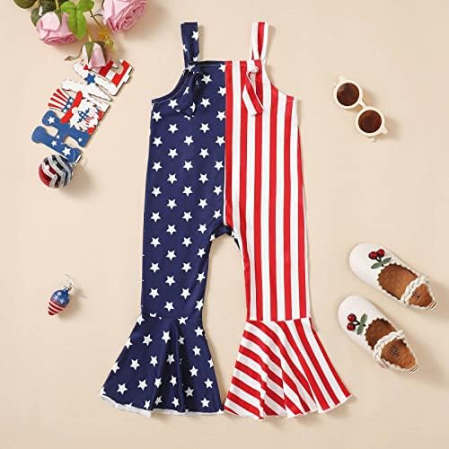 4th of July Romper for Kids Patriotic Tie and Shouts_Positive