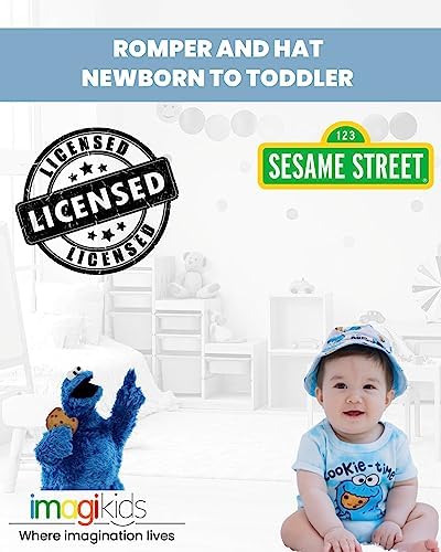 Sesame Street Elmo Big Bird Romper Hat for Toddler