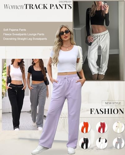 Track Pants Women Soft Wide-Leg Trendy Joggers for consolation and Style