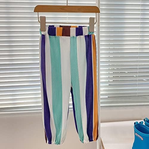 Striped Print Boys Girls Fashion sweatpants for Toddler Summer