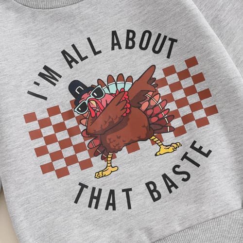 Amnnchya Toddler Boy Thanksgiving Outfit Set