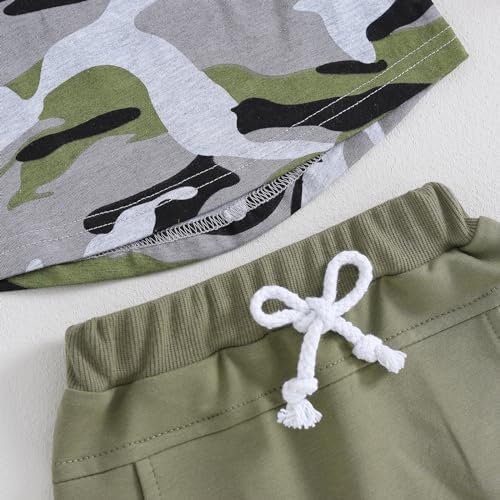 4th of July Toddler Boy Girl Camo Set