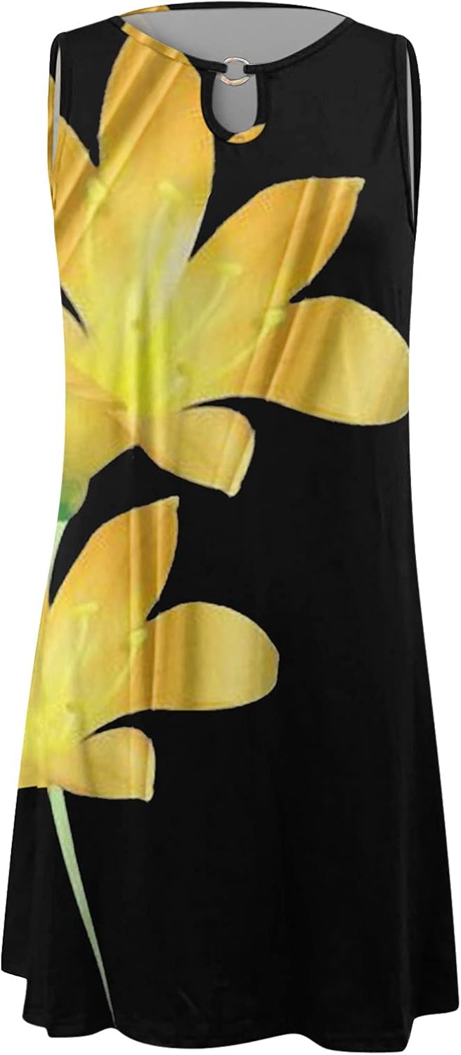 Vibrant Boho Summer Dress for Women -Casual Beach Swing Outfitters
