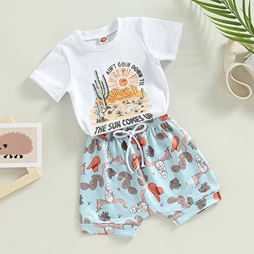 Dinosaur Letter Print Kids Toddler Set