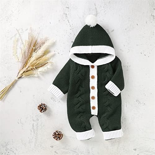 ToddlBy Christmas Romper Knit Jumpsuit for Baby Boys Girls