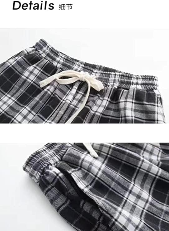 GGOOB Womens Plaid Flair Lofty Baggy Pants