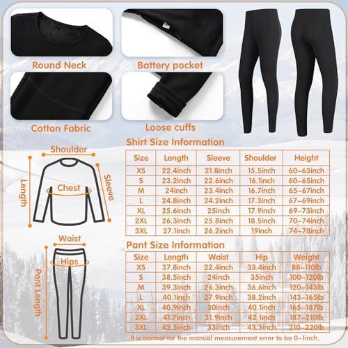 Womens Heat-Generating Thermal Pants with 8 Zones Feedback