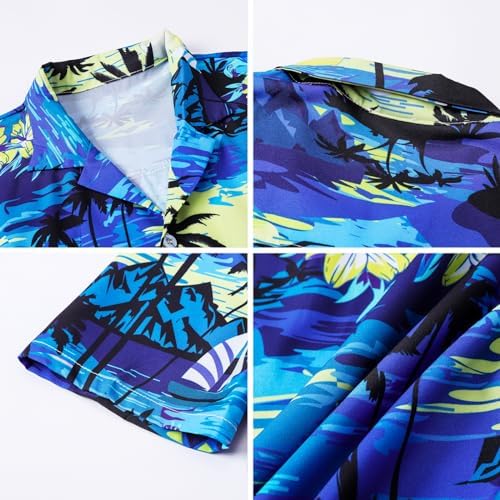 SANGTREE Boys Summer Short Hawaiian Outfit