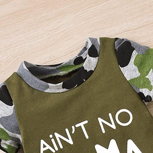 HINTINA Newborn Baby Romper - Coming Home Outfits Letter Printed Jumpsuit Hat Gloves