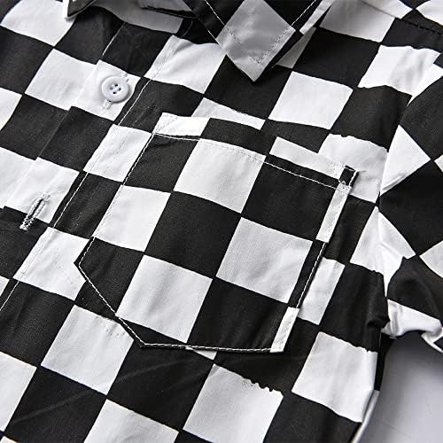 Tem Doger Baby Boys Plaid Outfit 3-Piece Set