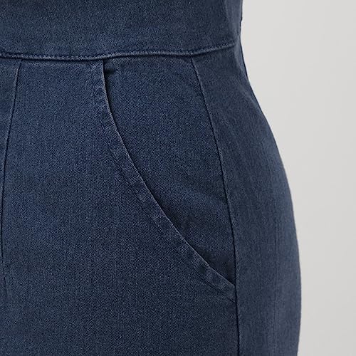 Casual Blue Denim Dress