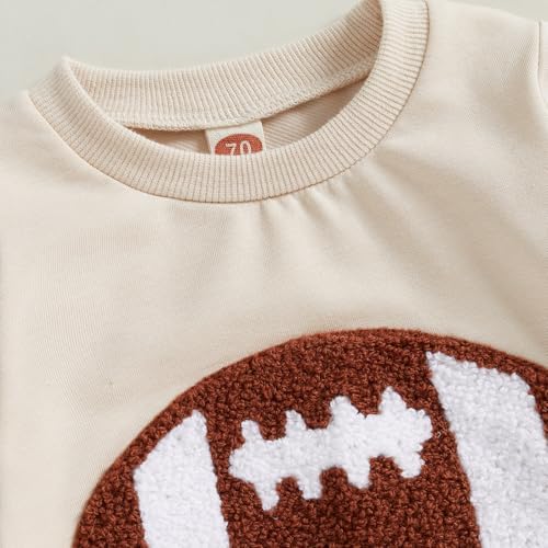 COORAL Boys Girls Football Set 2-Piece Toddler Outfit - Soft Stretchy