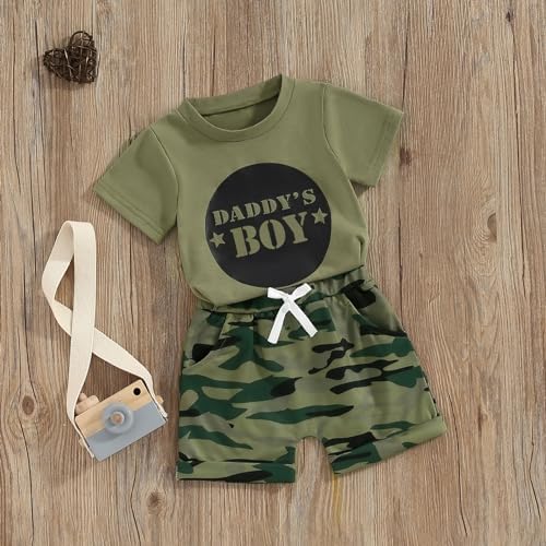 Mtsebmves Toddler Baby Boy Summer Play STYLE Set T-Shirt Shorts 2PCS