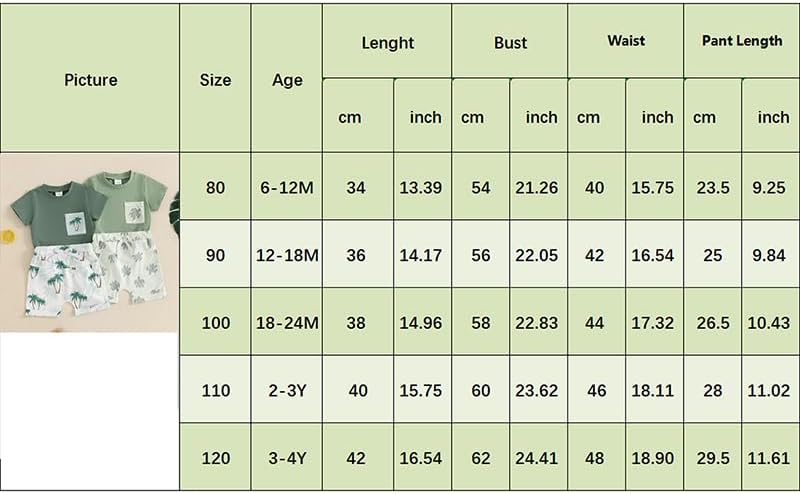 Infant Boy Summer Short Sleeve Set Checkered Pocket Shirts Stretchy Comfort