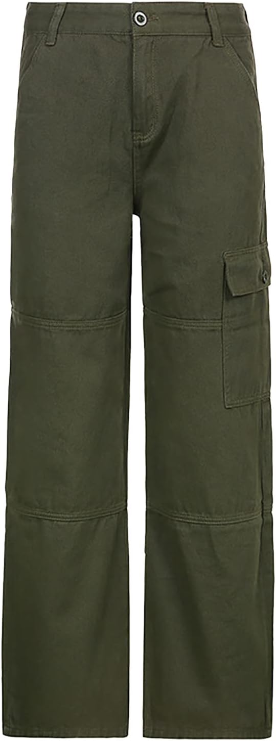 BZGTZT Harajuku Style Womens Wide-Leg Cargo Pants