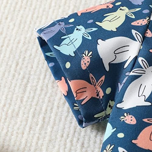 AMIMOJY Easter Rabbit Kids T-Shirt Shorts Set