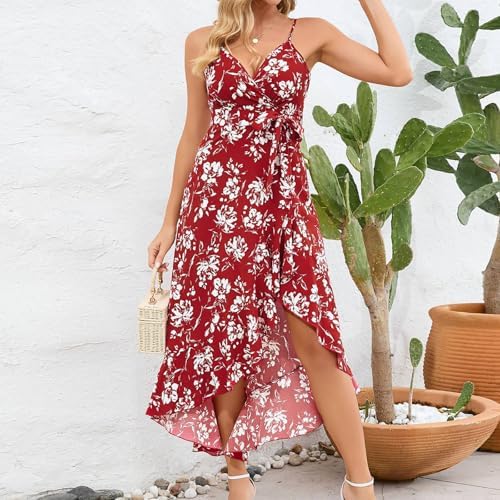 Floral Ruffle Dress for Women 2025 Hawaiian Party Collection