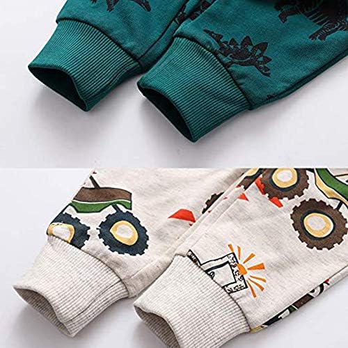 Dinosaur Car Animal Print Drawstring Jogger Pants