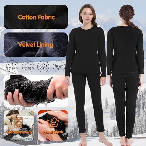 Womens Heat-Generating Thermal Pants with 8 Zones Feedback