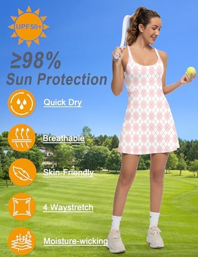 GGOV Adjustable Swing Backless Golf Dress