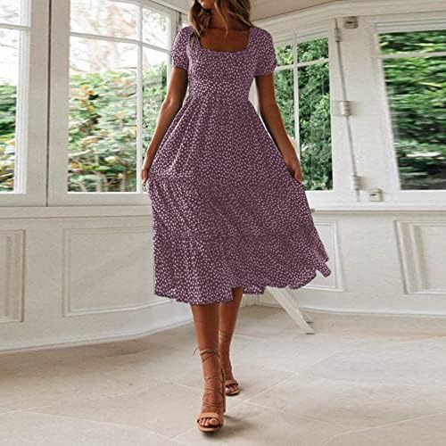 Bioxie 2025 Boho Casual Sundress for Women Beach Vacation Perfect