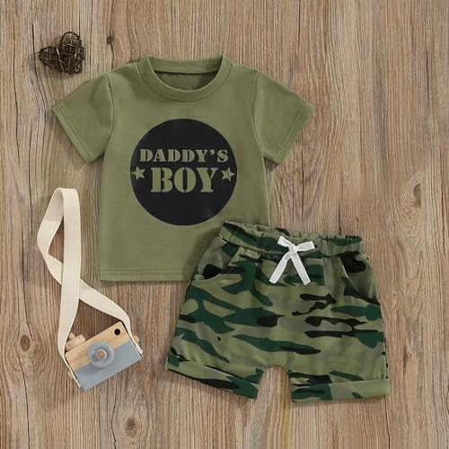 Mtsebmves Toddler Baby Boy Summer Play STYLE Set T-Shirt Shorts 2PCS
