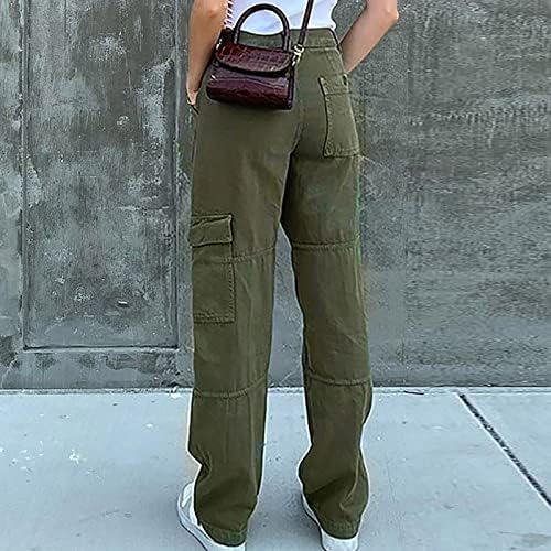 BZGTZT Harajuku Style Womens Wide-Leg Cargo Pants