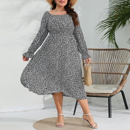 Floral Maxi Dress Perfect for Beach Vacation or Casual