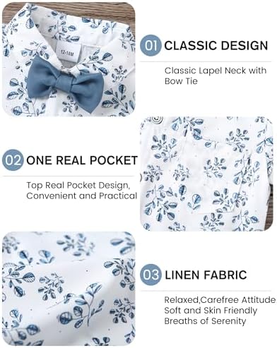 SOONDTech Toddler Boys Casual Outfit