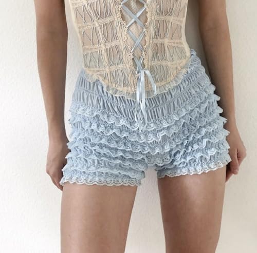 Juakoso Ruffled Messages Short Ruffle Womens High-End Underwear