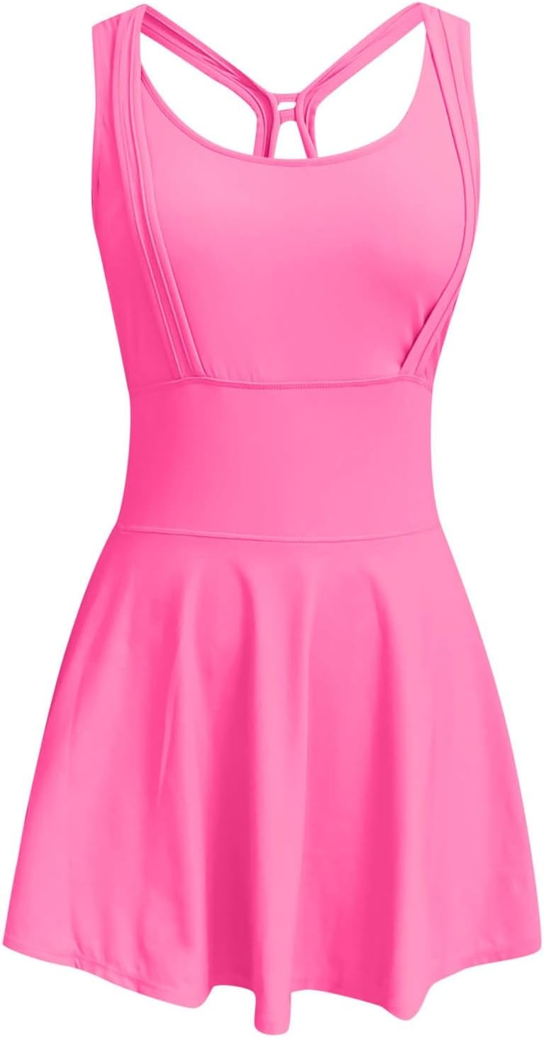 Plus Size Sport Dress with Built-in Shorts