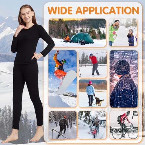 YANYNGS Heated Thermal Underwear for Women