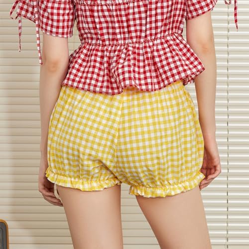 ChARMiNG RUFFLE TRIM BOYS SHORTS FOR WOMEN