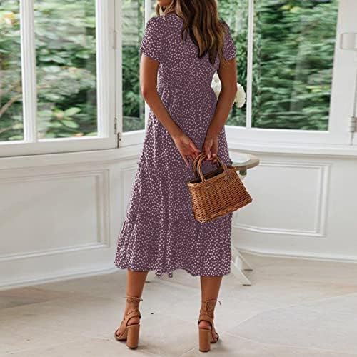 Bioxie 2025 Boho Casual Sundress for Women Beach Vacation Perfect
