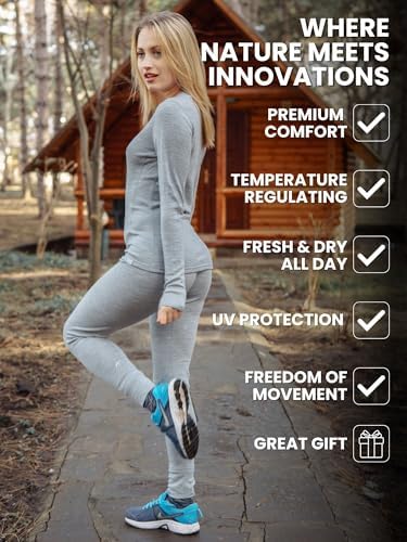 Stay Cozy Comfortable with Merinobase Womens Base Layer Set