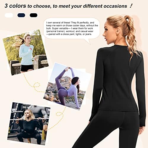 Warm Micro Fleece Thermal Base Layer Under shirt Women