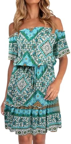 Elegant Bohemian Floral Midi Dress