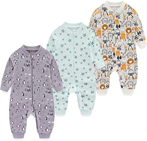 2-Way Zipper Romper Set for Babies