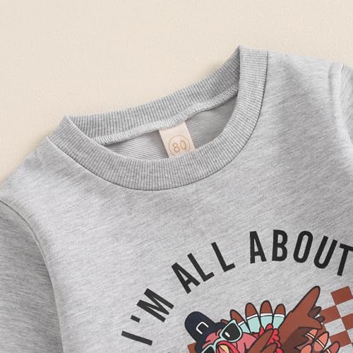 Amnnchya Toddler Boy Thanksgiving Outfit Set