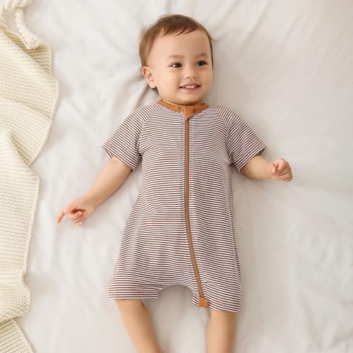 Feidoog 2PCS Baby Boys Girls Summer Romper Set