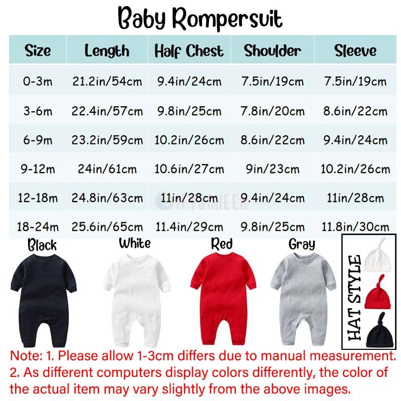 Personalized Baby Romper Gown with Embroidery for Newborns