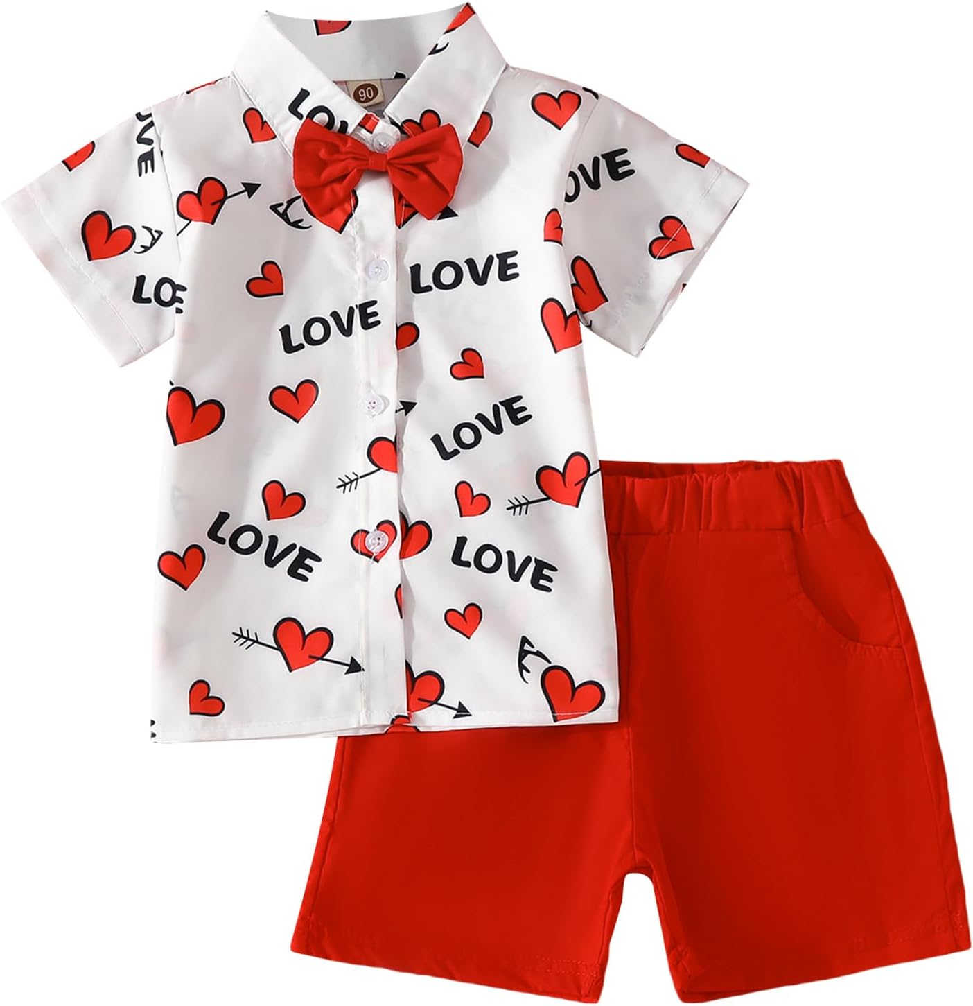 Little Boy Valentines Day Outfit