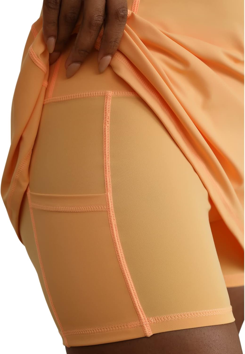 Topcloset Womens Tennis Dress with Built-in Bra Shorts Pockets