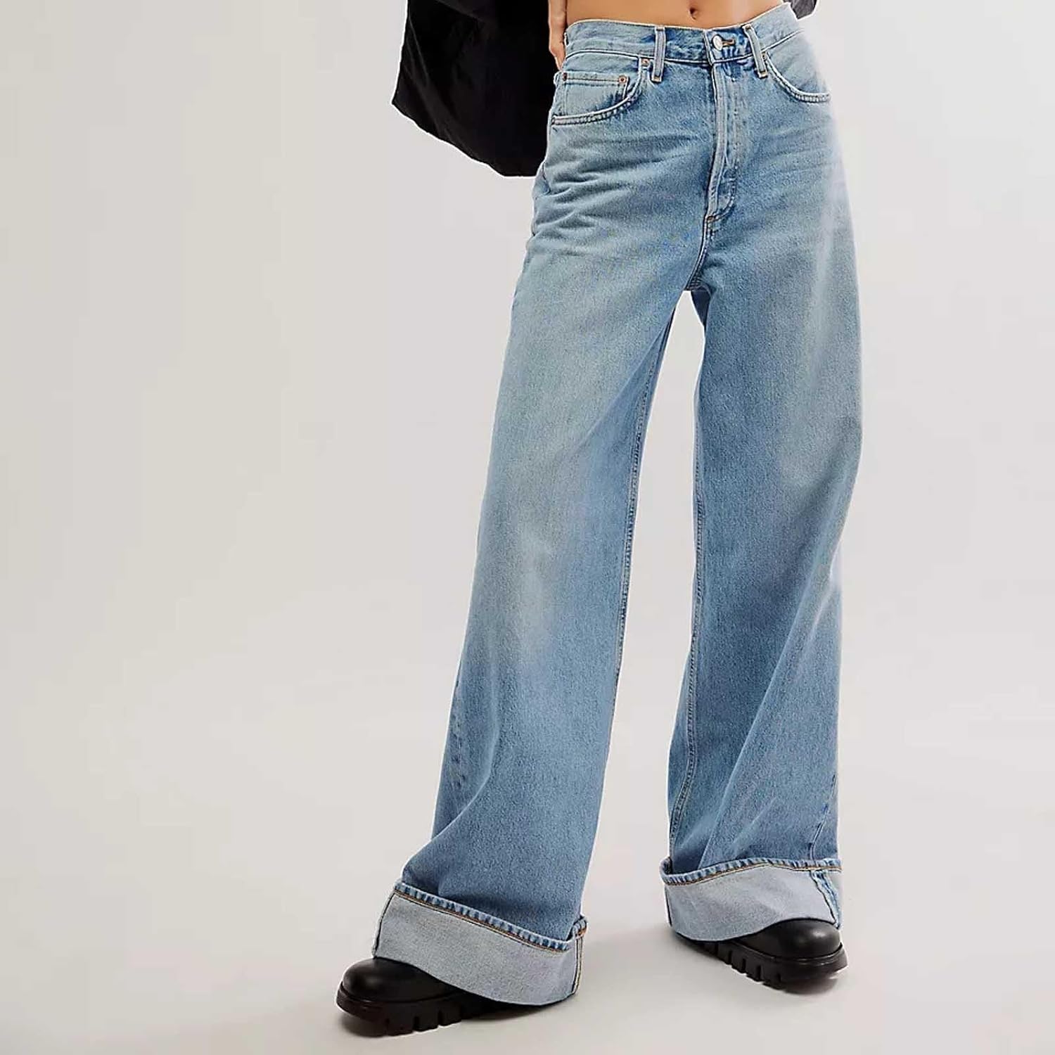 Vintage Wide Leg Barrel Jeans