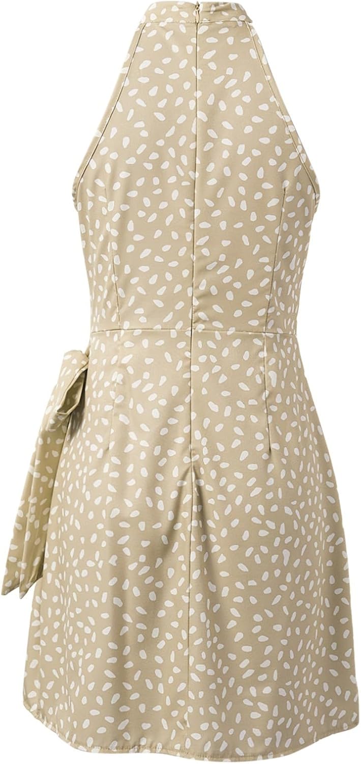 Escape to Boho Puff Sleeve Halter Dress