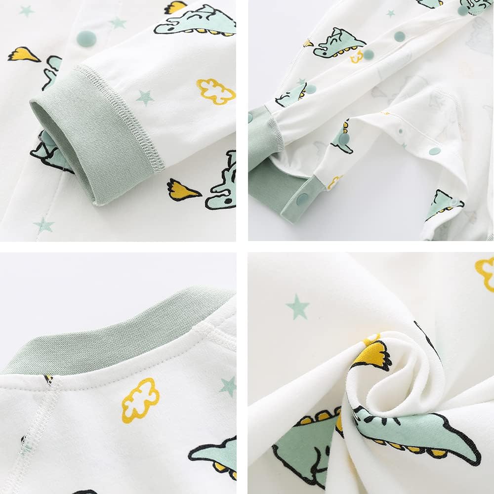 Newborn Boys 2PK Cotton Romper Set Soft Comfy for Toddler