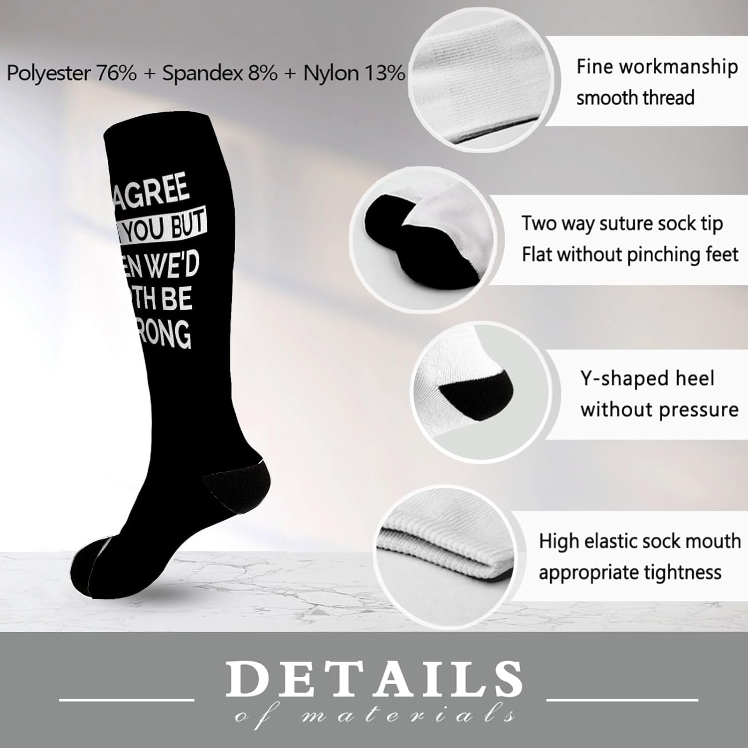 Stylish Knee High Socks